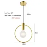 Ring hanging lights 2030cm