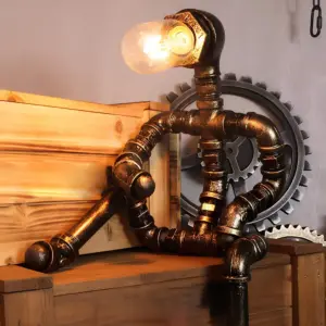 Homeko - Modern Bedroom Lamp in Robot Shape