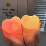 Romantic love heart shaped led lamp