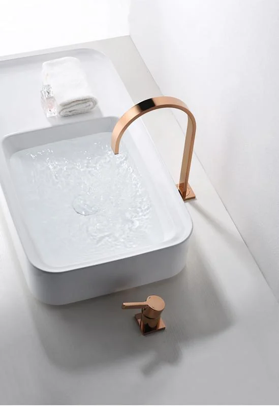 Rose Gold 360 Degree Rotating Bathroom Faucet 668875