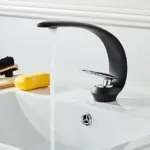 rose-gold-minimalistic-sink-faucet-336985 Rose gold minimalistic sink faucet