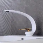 rose-gold-minimalistic-sink-faucet-986661 Rose gold minimalistic sink faucet