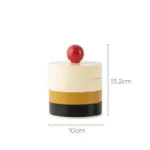 Rotating storage box with contrasting lid