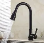 rumi-antique-bronze-kitchen-360-degree-pull-out-faucet-396634 Rumi antique bronze kitchen 360 degree pull out faucet