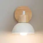 Rustikbalken holz wandleuchte rustikales design e27 warmlicht xlumina