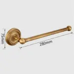 SLldHOT SELLING Bathroom towel holder solid brass Wall Mounted Round antique brass Towel Ring Towel Rack