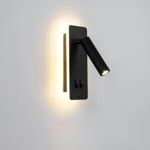 Minimalist Cylinder Wall Light - Rotatable Wall Light Made of Iron