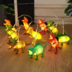 Safari animals night light garland