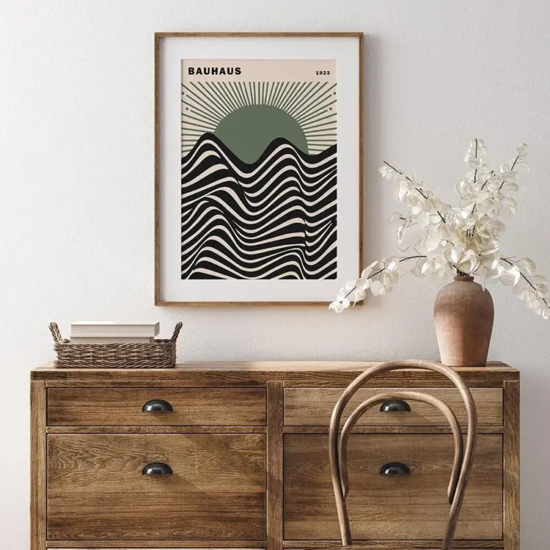 Sage green matisse yayoi kusama exhibition posters