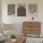 Sage green matisse yayoi kusama exhibition posters