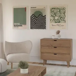 Sage Green Matisse Yayoi Kusama Exhibition Posters