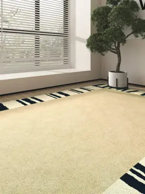 Scandi Striped Living Room Rug