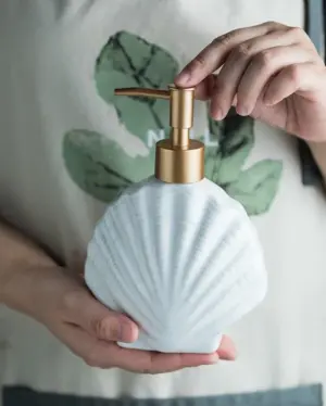 Seashell and Starfish Soap Bottle