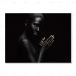 senses-african-abstract-gold-black-canvas-unframed-poster-129542 Senses african abstract gold black canvas unframed poster