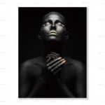 senses-african-abstract-gold-black-canvas-unframed-poster-553657 Senses african abstract gold black canvas unframed poster