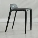 Set of four colourful modern kitchen dining chairs