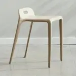 Set of four colourful modern kitchen dining chairs