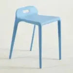 Set of four colourful modern kitchen dining chairs