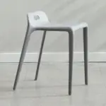 Set of four colourful modern kitchen dining chairs