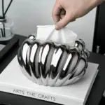 Shell shaped tissue box