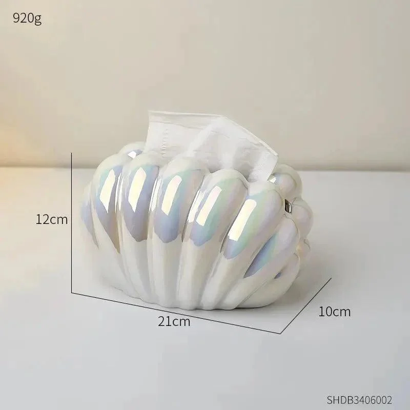 Shell Shaped Tissue Box 813534