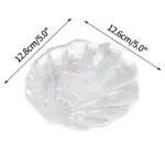 Shell shaped white ceramic jewellery tray