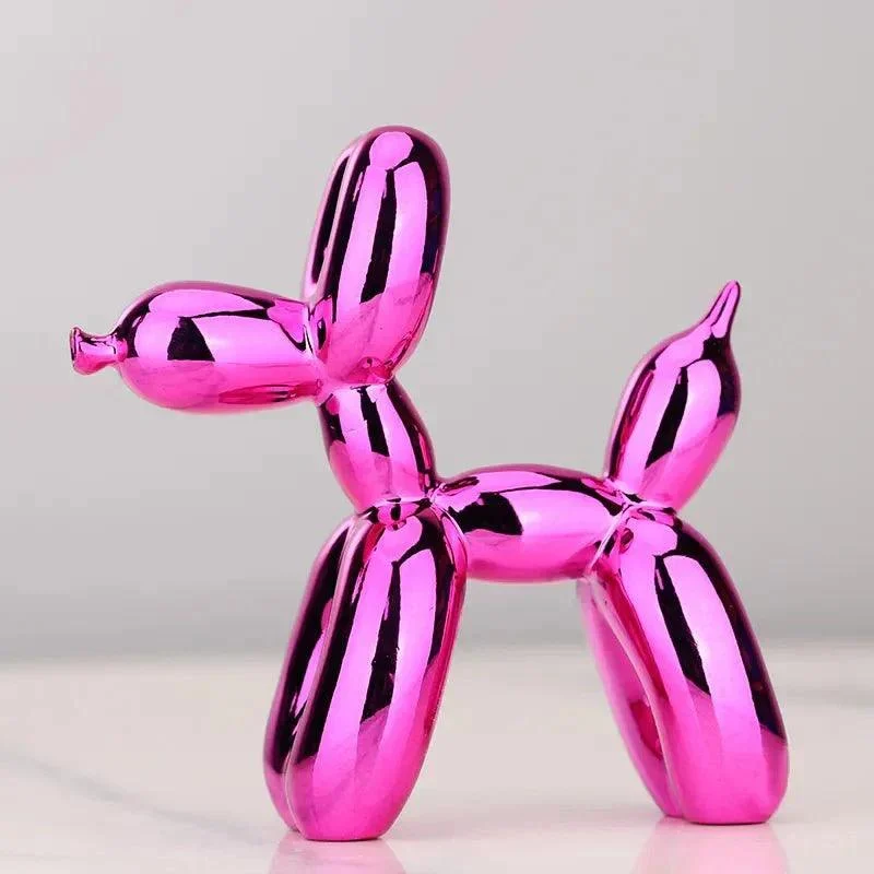 Shiny Resin Balloon Dog Living Room Ornament 274816