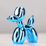 Shiny resin balloon dog living room ornament