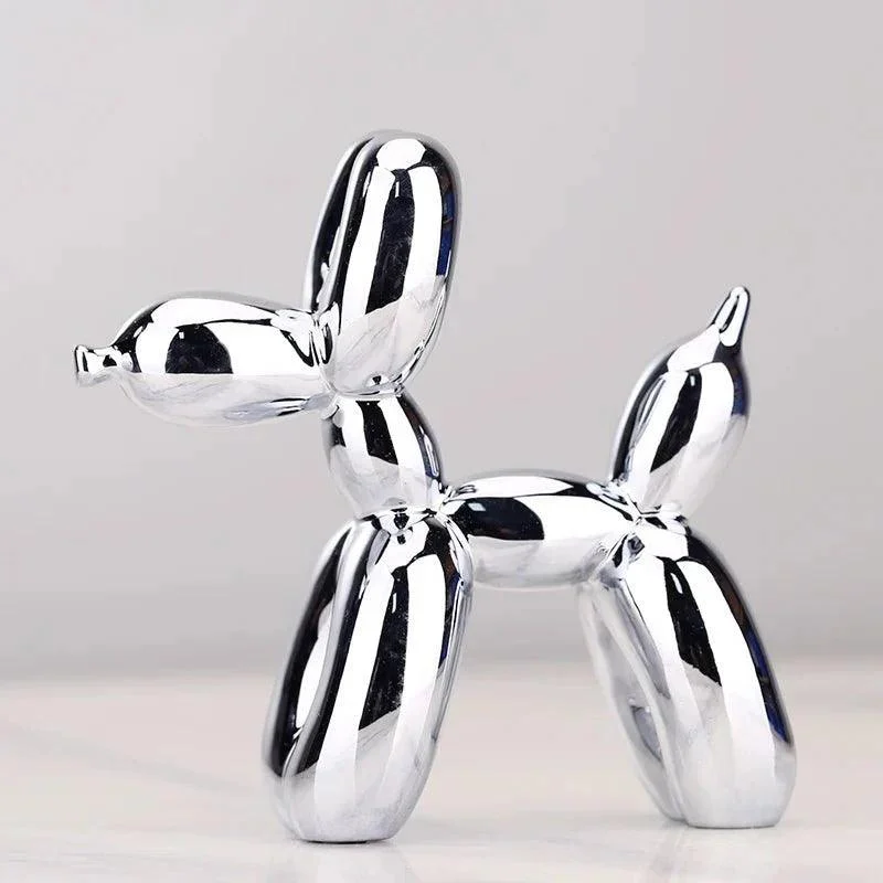 Shiny Resin Balloon Dog Living Room Ornament 781268