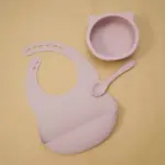 Silicone bear tableware and bibchildrensliving simply house
