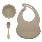 Silicone lion tableware and bibchildrensliving simply house