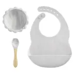 Silicone lion tableware and bibchildrensliving simply house