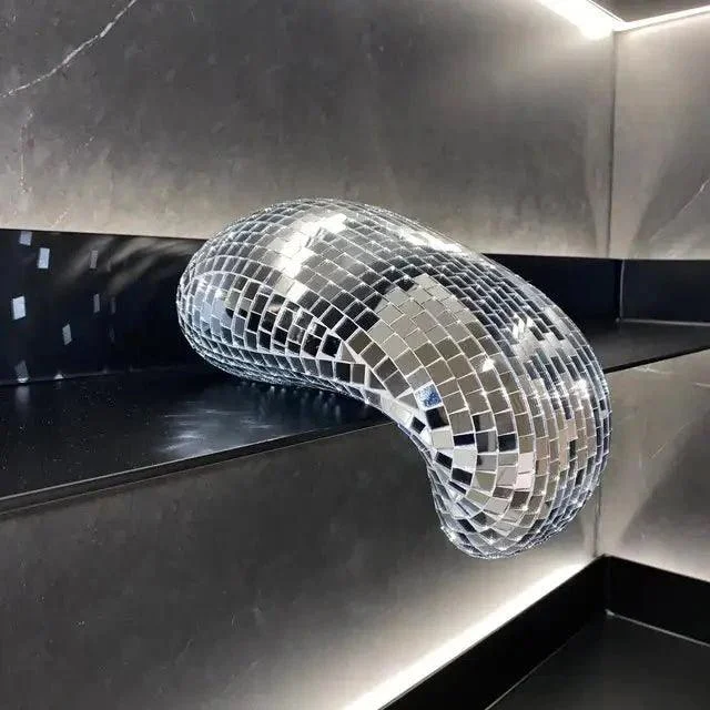 Silver Melting Disco Ball Decoration 237781