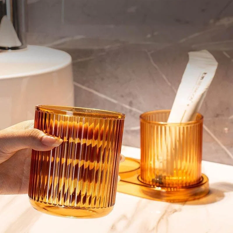 Simple Bathroom Toothbrush Mug Tray 425462