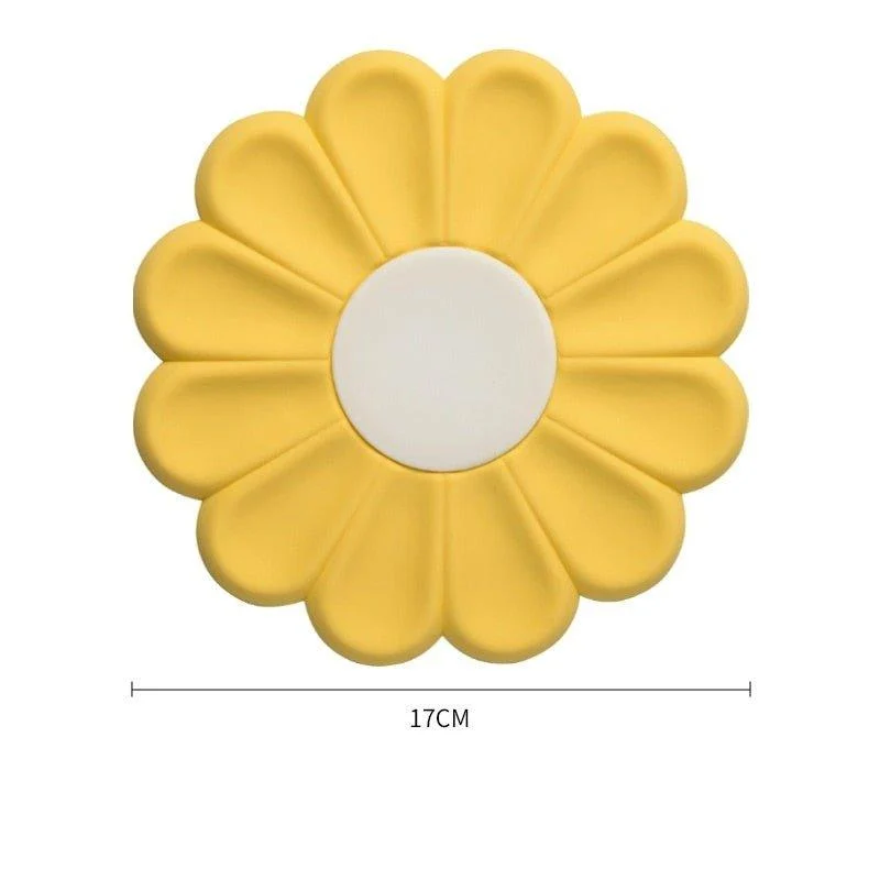 Simple Daisy Flower Pastel Insulated Coaster 170790