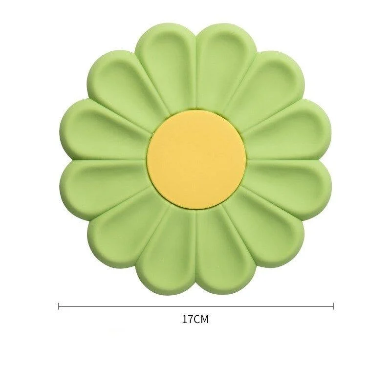 Simple Daisy Flower Pastel Insulated Coaster 183043