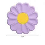 Simple daisy flower pastel insulated coaster