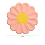 Simple daisy flower pastel insulated coaster