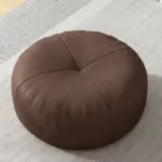 Simple japanese style nappa leather floor cushion
