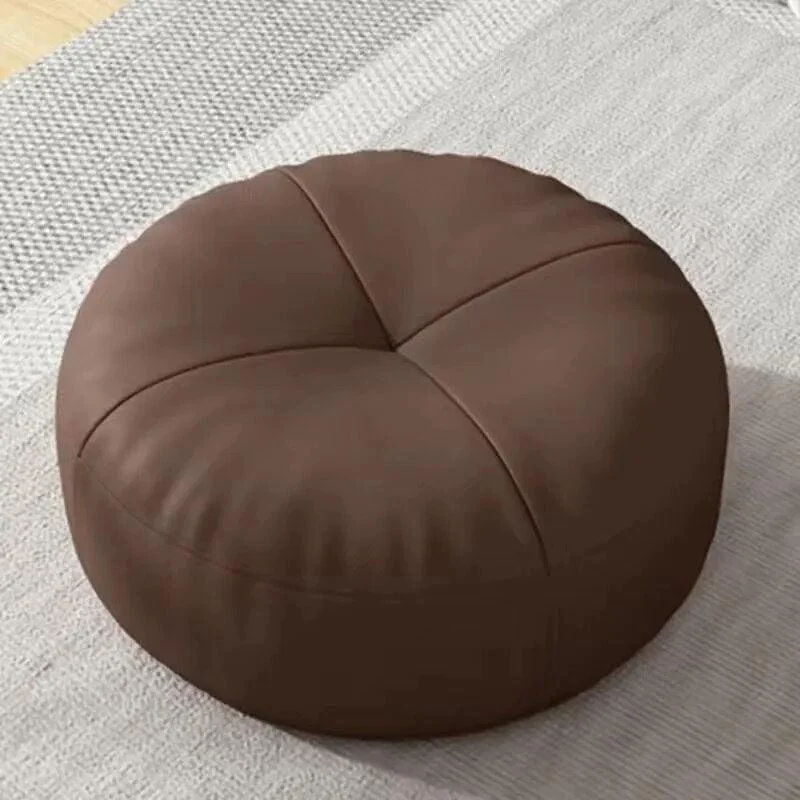 Simple Japanese Style Nappa Leather Floor Cushion 270627