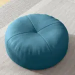 Simple japanese style nappa leather floor cushion