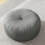 Simple japanese style nappa leather floor cushion