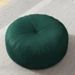 Simple japanese style nappa leather floor cushion