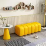 Simple living room velvet leather stool chair seat