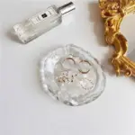 Simple round glass coaster