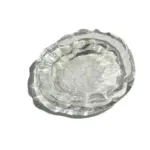 Simple round glass coaster