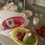 Simple versatile kitchen storage basket