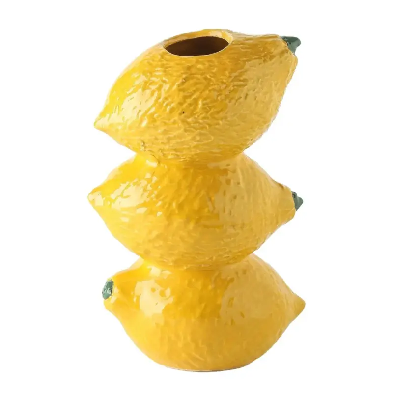 Simulated fruit vase