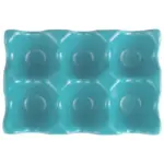 Six grid ceramic egg storage tray