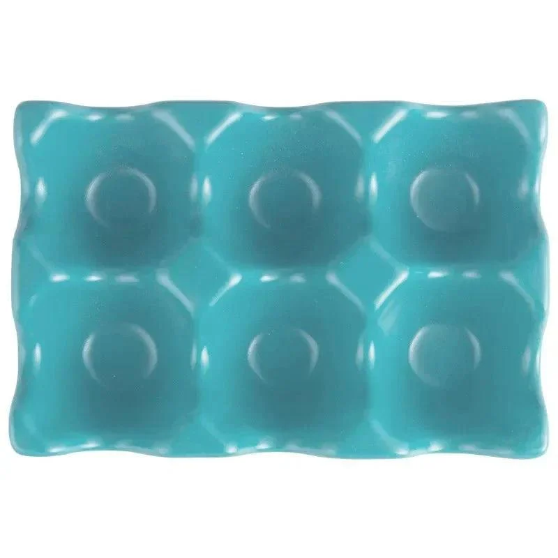 Six Grid Ceramic Egg Storage Tray 887616